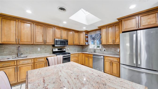 Interior, Kitchen, Recessed Lighting, Stainless Steel Appliances