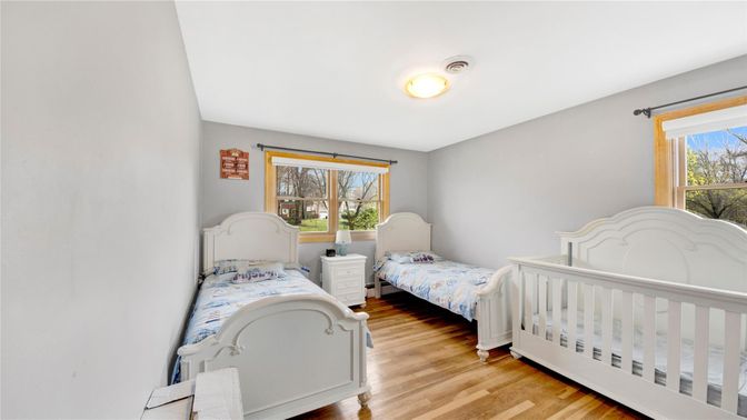 Bedroom, Interior, Wood Texture Flooring