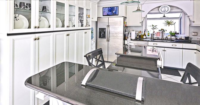 Interior, Kitchen, Pendant Lights, Stainless Steel Appliances