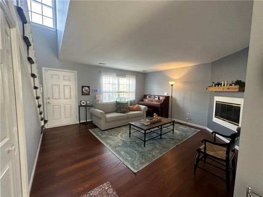 Fireplace, Interior, Living room, Piano, Wood Texture Flooring