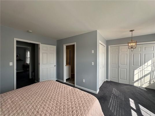 Bedroom, Interior, Pendant Lights