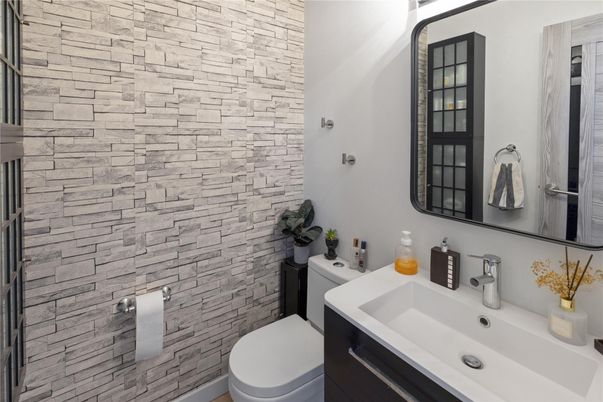 Bathroom, Interior, Stone Walls