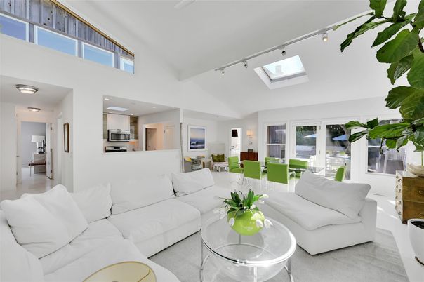 Dining room, Interior, Kitchen, Living room, Recessed Lighting