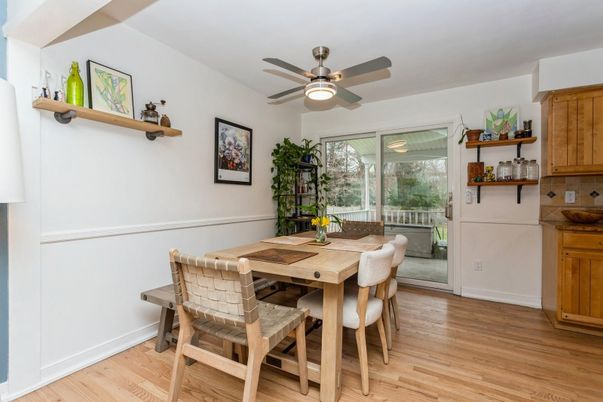 Dining room, Interior, Wood Texture Flooring