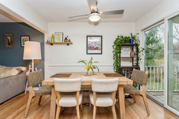 Dining room, Interior, Wood Texture Flooring