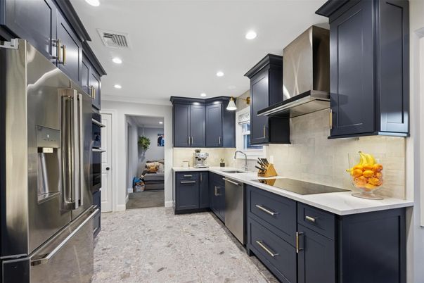 Interior, Kitchen, Recessed Lighting, Stainless Steel Appliances
