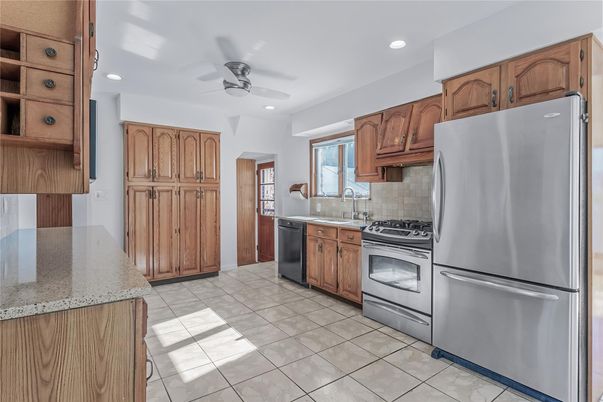 Interior, Kitchen, Recessed Lighting, Stainless Steel Appliances