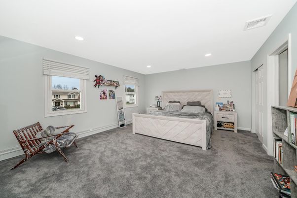 Bedroom, Interior, Recessed Lighting