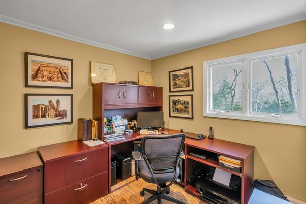 Home Office, Interior, Recessed Lighting