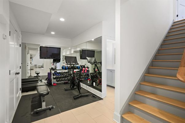 Fitness Equipment, Interior, Recessed Lighting