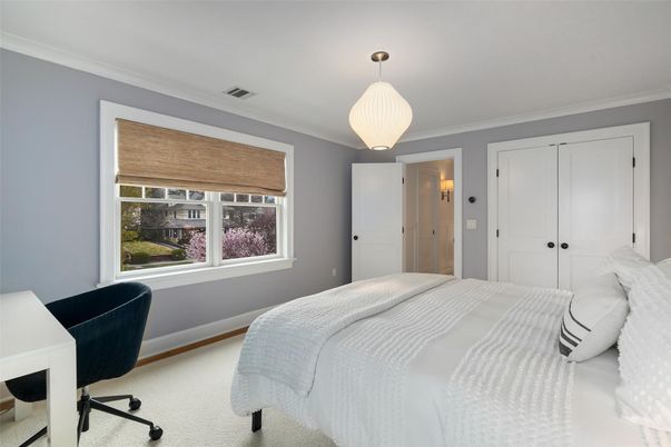 Bedroom, Interior, Pendant Lights