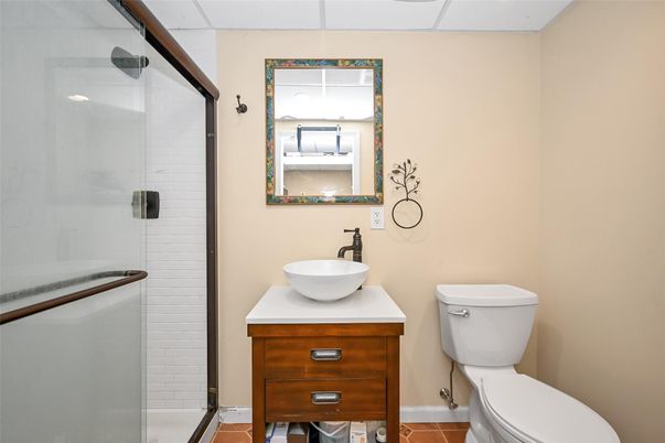 Bathroom, Glass Shower, Interior