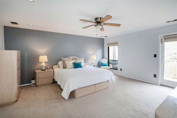 Bedroom, Interior, Recessed Lighting