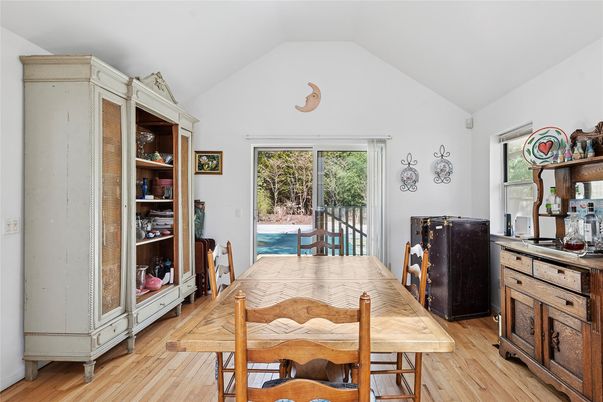 Dining room, Interior, Wood Texture Flooring