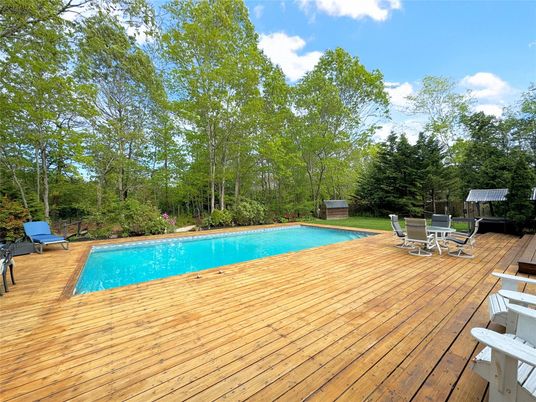 Exterior, Pool, Wood Texture Flooring