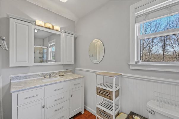 Bathroom, Interior, Wood Texture Flooring
