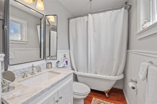 Bathroom, Free Standing Baths, Interior, Wood Texture Flooring