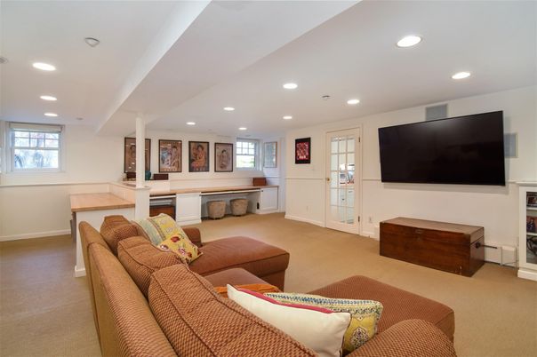 Interior, Living room, Recessed Lighting