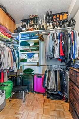 Interior, Walk-in Closets, Wood Texture Flooring
