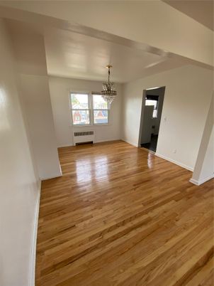 Chandelier, Empty room, Interior, Wood Texture Flooring