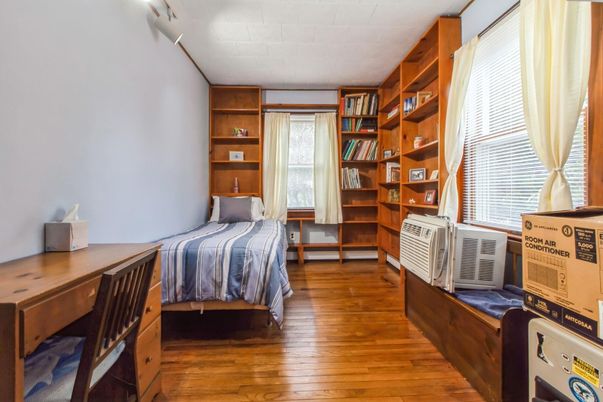 Bedroom, Interior, Wood Texture Flooring