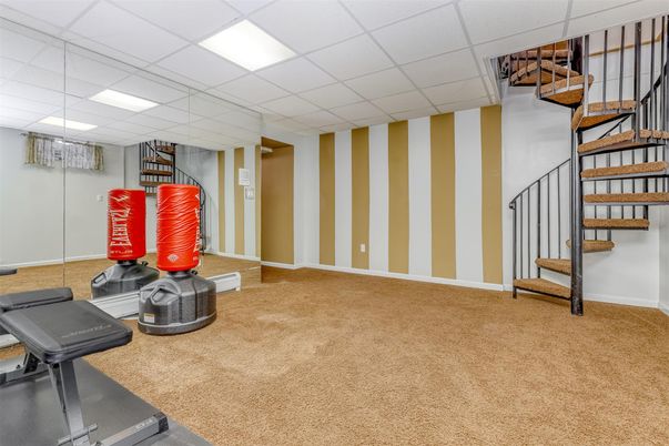 Fitness Equipment, Interior, Recessed Lighting