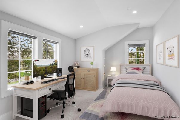 Bedroom, Home Office, Interior, Recessed Lighting