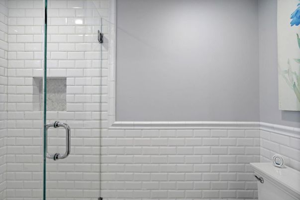 Bathroom, Glass Shower, Interior