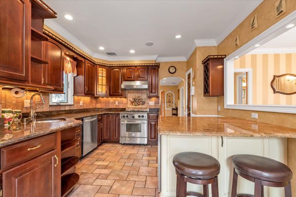 Interior, Kitchen, Recessed Lighting, Stainless Steel Appliances