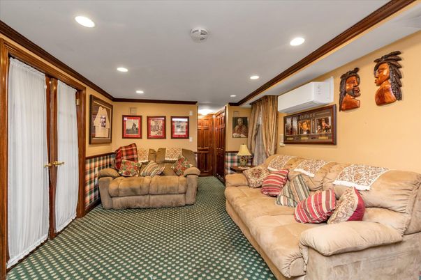 Interior, Living room, Recessed Lighting