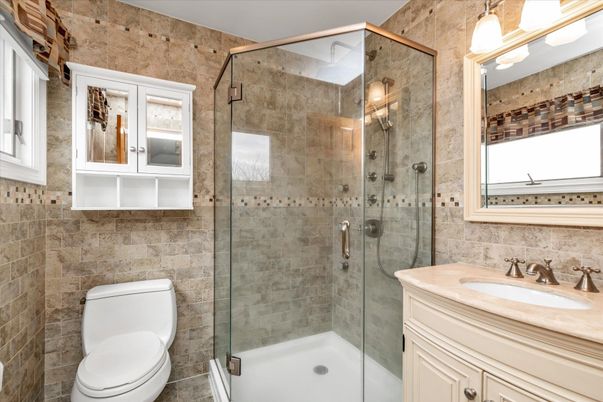 Bathroom, Glass Shower, Interior