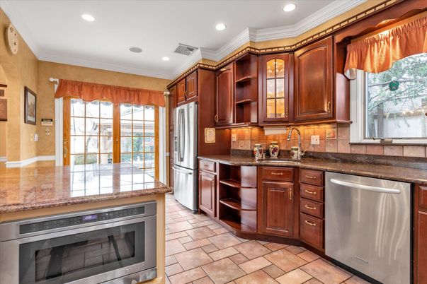 Interior, Kitchen, Recessed Lighting, Stainless Steel Appliances
