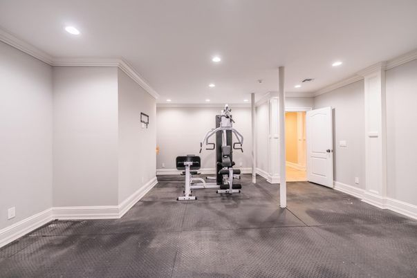 Fitness Equipment, Interior, Recessed Lighting
