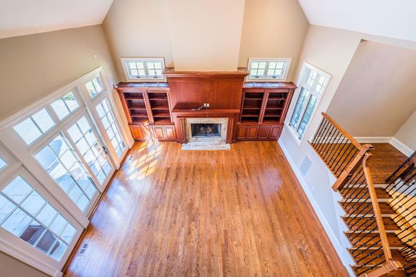 Fireplace, Interior, Wood Texture Flooring