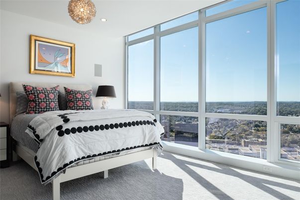 Bedroom, Interior, Recessed Lighting