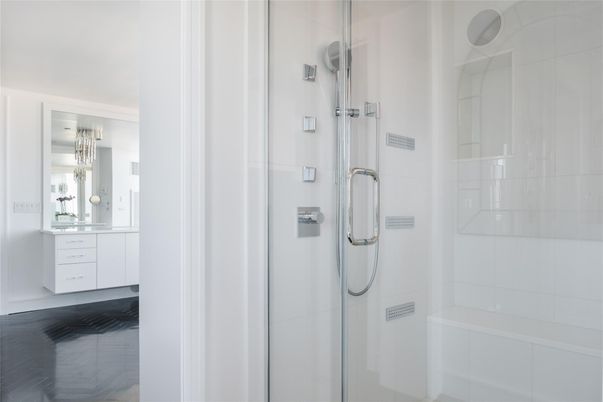 Bathroom, Glass Shower, Interior