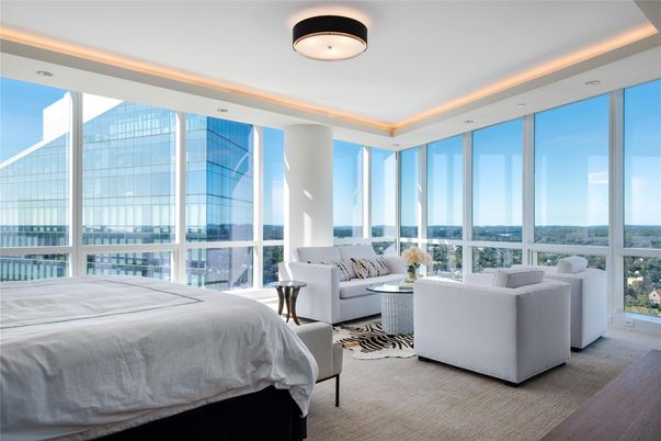 Bedroom, Interior, Recessed Lighting