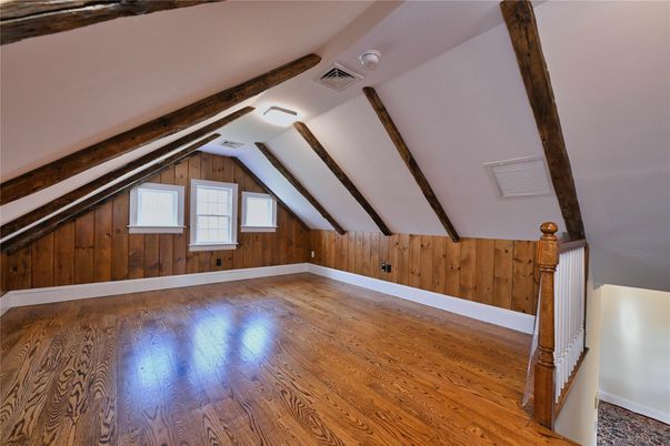 Empty room, Interior, Wooden Beams, Wood Texture Flooring, Wooden Walls