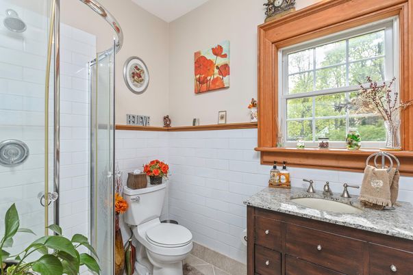 Bathroom, Glass Shower, Interior