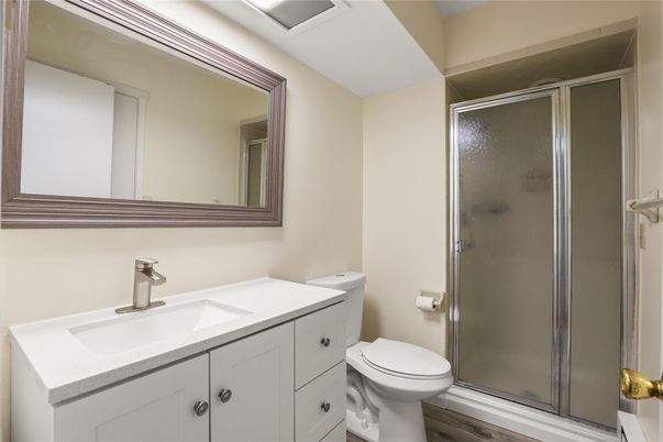 Bathroom, Glass Shower, Interior
