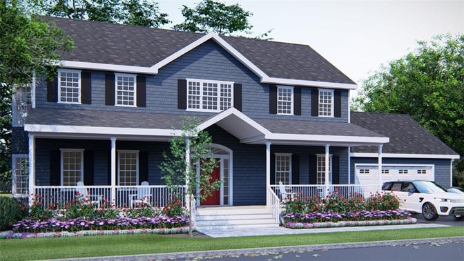 Attached, Exterior, Facade, Cape Cod