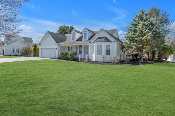 Attached, Backyard, Exterior, Facade, Farmhouse