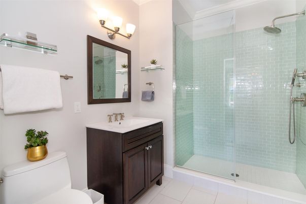 Bathroom, Glass Shower, Interior