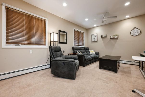 Interior, Living room, Recessed Lighting