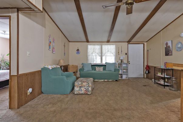 Interior, Living room, Wooden Beams