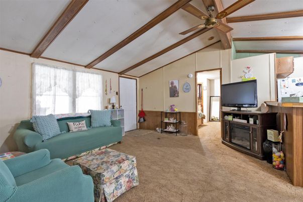 Interior, Living room, Wooden Beams