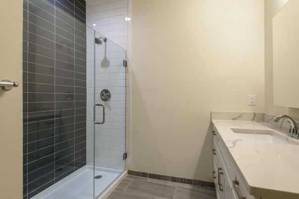Bathroom, Glass Shower, Interior