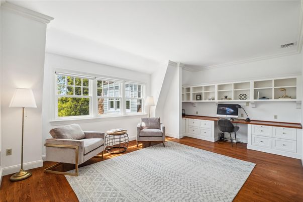 Home Office, Interior, Wood Texture Flooring