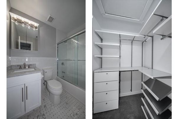 Bathroom, Glass Shower, Interior, Walk-in Closets