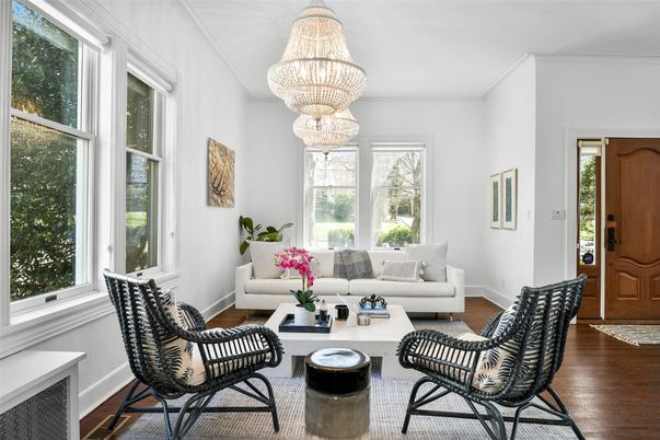 Chandelier, Interior, Living room, Wood Texture Flooring